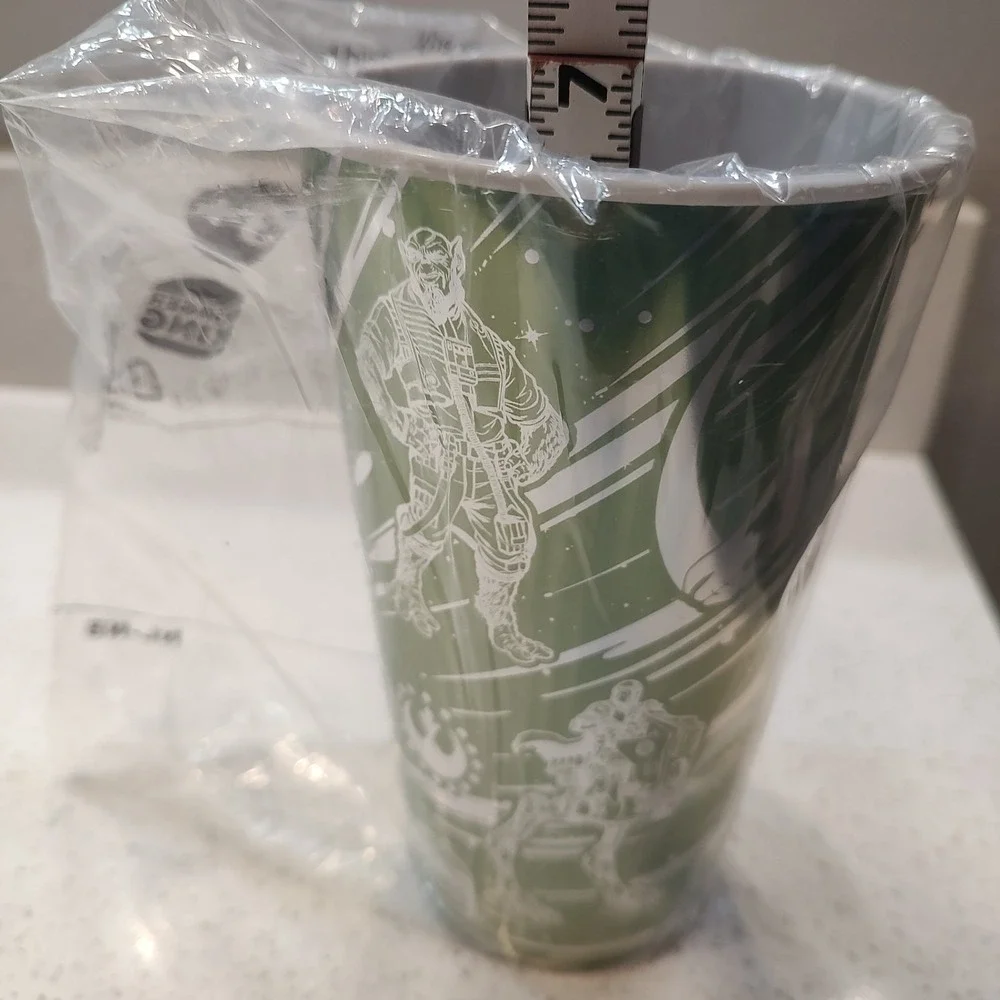 2026 Burger King Star Wars Mandalorian Grogu  Green Collectible Cup New Sealed